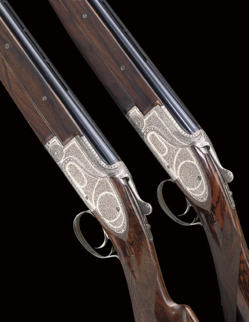 A PAIR OF 12-BORE 