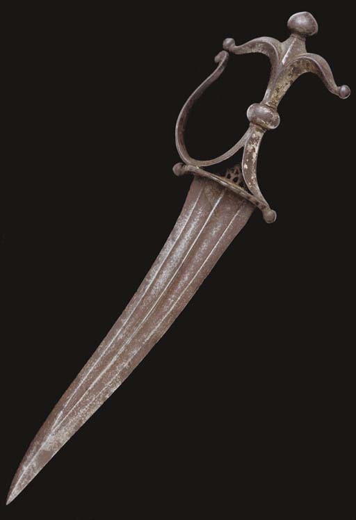 A DAMASCENED MUGHAL DAGGER, INDIA, 19TH CENTURY | Christie's