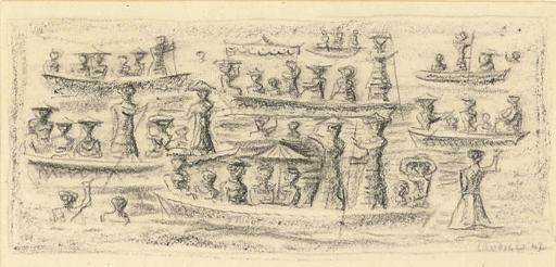 Bernard Buffet (1928-1999) , Femme au grand chapeau | Christie's