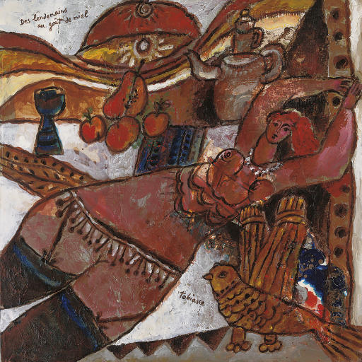 Bernard Buffet (1928-1999) , Femme au grand chapeau | Christie's