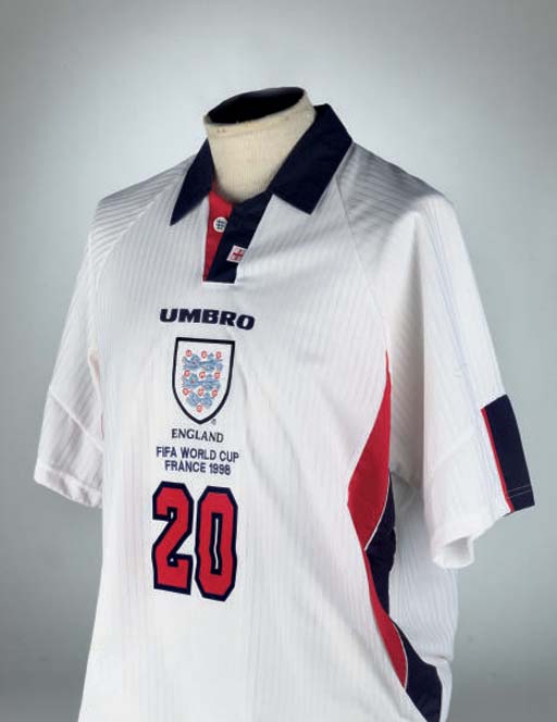 england 1998 home shirt