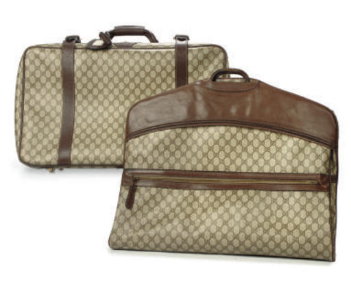 GUCCI SUITCASE AND SUIT CARRIER