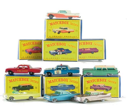 Lesney Matchbox 1-75 Series USA Cars | Christie's