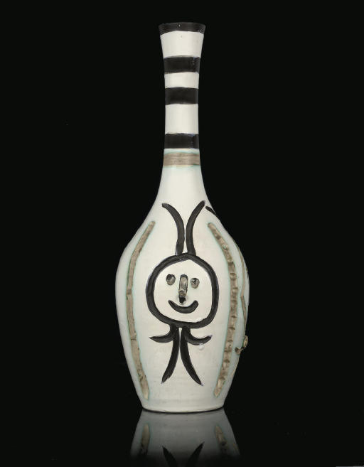 Bouteille gravée 
