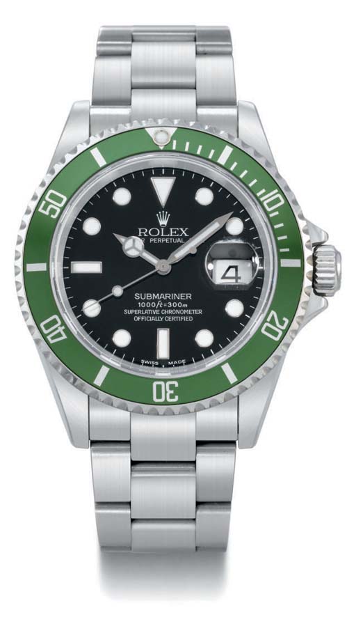 Rolex. A rare stainless steel selfwinding waterresistant wristwatch with sweep centre seconds