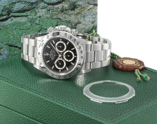 Rolex. A stainless steel self-winding 