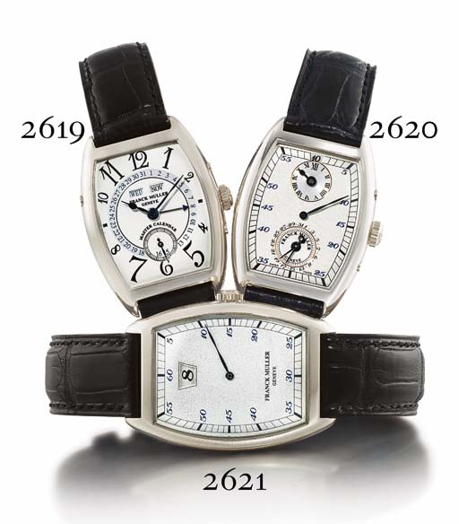 RICHARD JUNOT. AN 18K WHITE GOLD AND 