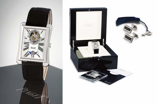 RICHARD JUNOT. AN 18K WHITE GOLD AND 