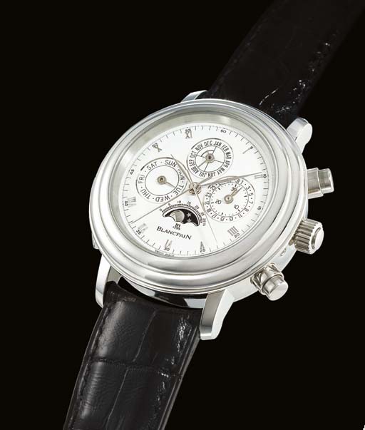 BLANCPAIN. A VERY IMPORTANT AND EXTREMELY RARE LIMITED EDITION P