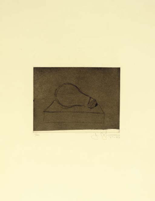 1st Etchings, 2nd State: One Plate [Lightbulb] (see ULAE 58) 
