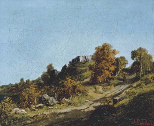 Paysage aux environs d'Ornans 
