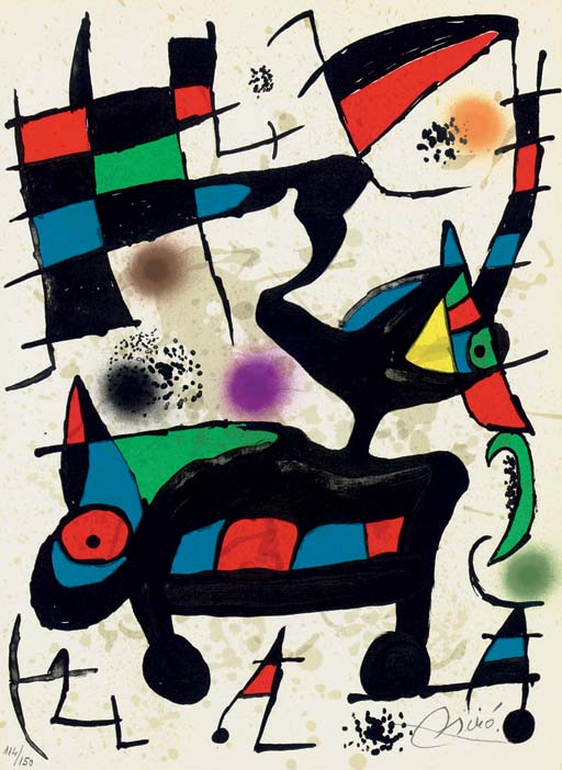 JOAN MIRO , Album 19: One Plate (M. 314; see C. books 70) | Christie's