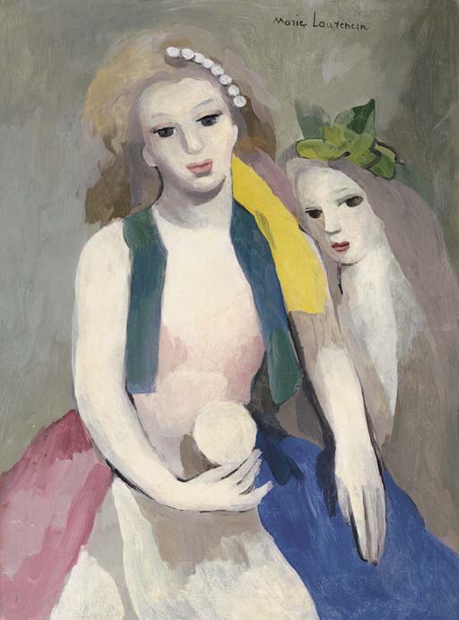 Marie Laurencin (18831956) , Deux jeunes femmes Christie's