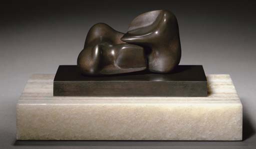 Maquette for Two Piece Sculpture No. 10 (Interlocking) 
