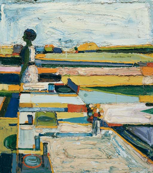 Roland Petersen (b. 1926) , Girl with Flowers Christie's