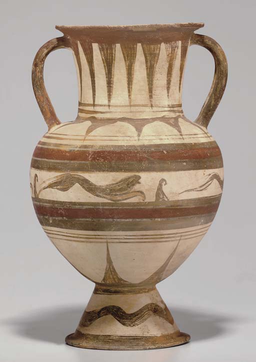 AN ETRUSCAN POTTERY AMPHORA , CIRCA EARLY 7TH CENTURY B.C. Christie's