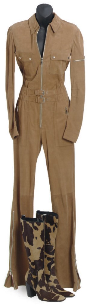 suede jumpsuit