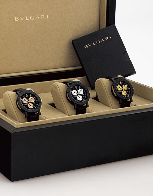 bvlgari carbon gold chrono