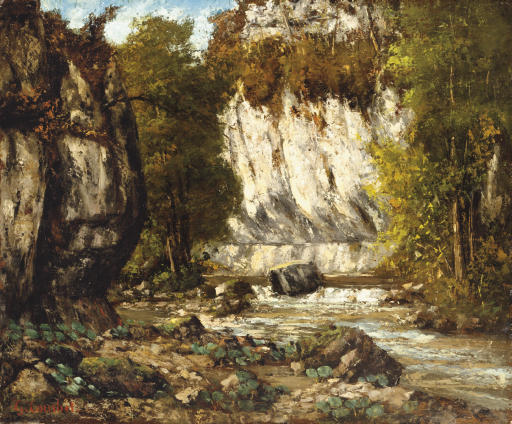 Rivière et falaise 
