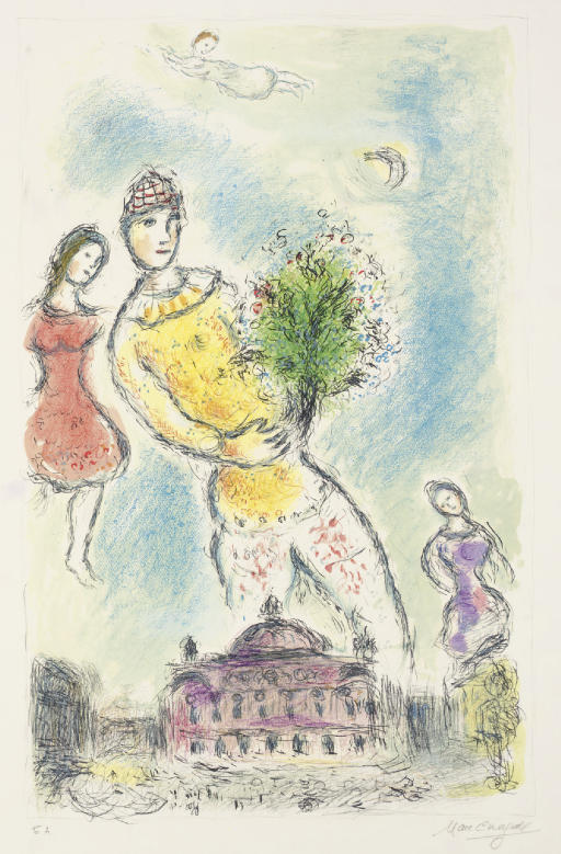 MARC CHAGALL , The Green Tree with Lovers (M. 959) | Christie's