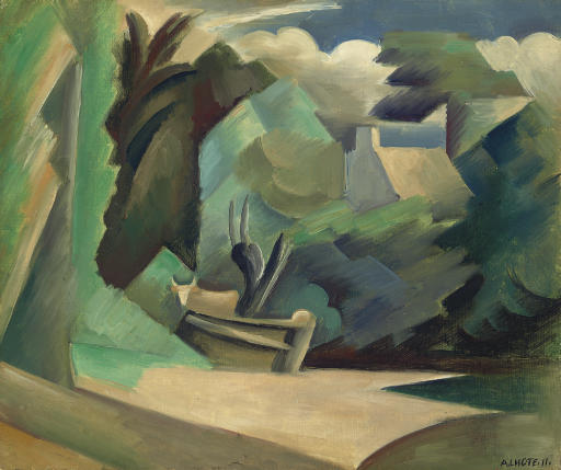 Albert Gleizes、Paysage de Toul、希少な高級画集より 🚩English Bellow 「そこに光が降りてくる 青木野枝／三嶋りつ惠