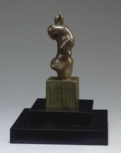Maquette for Three-Quarter Figure: Lines 
