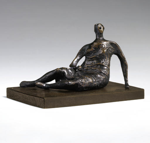 Maquette for Draped Reclining Woman 
