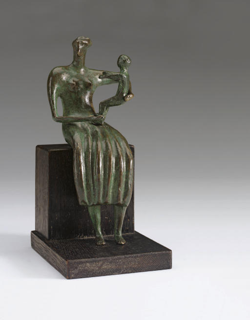 Mother and Child: Uncrossed Feet 

