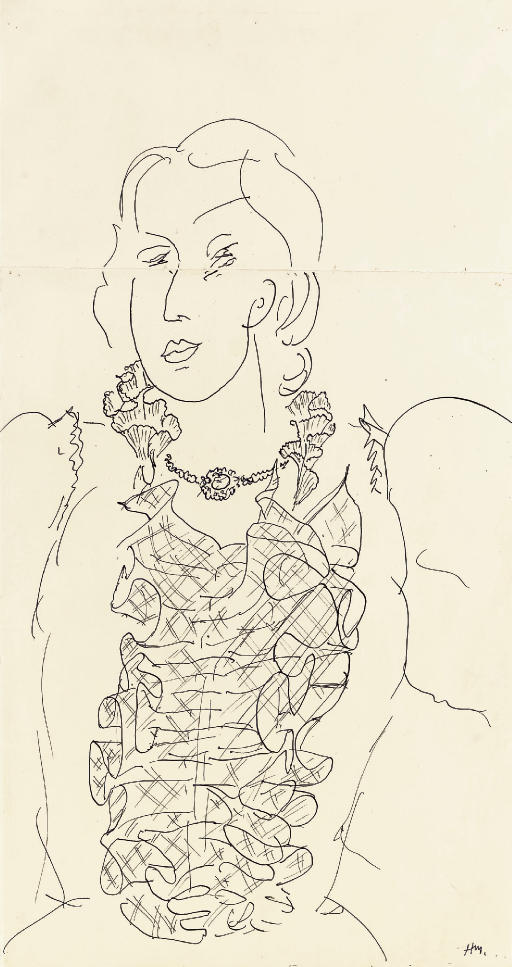 Femme au col volant 
