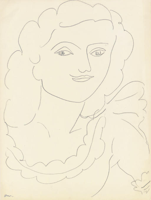 Tête, blouse volant 
