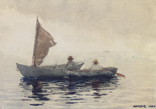 Winslow Homer (1836-1910) , Boating Boys in Gloucester | Christie's