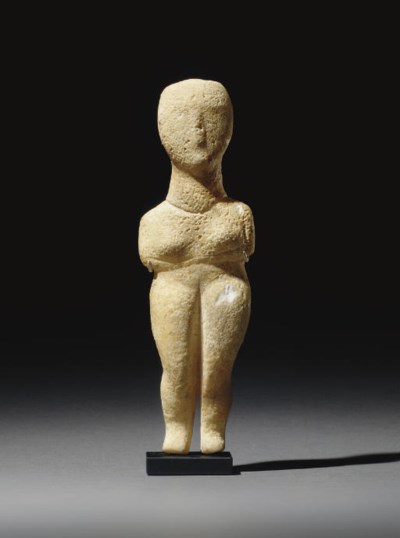 cycladic marble figures