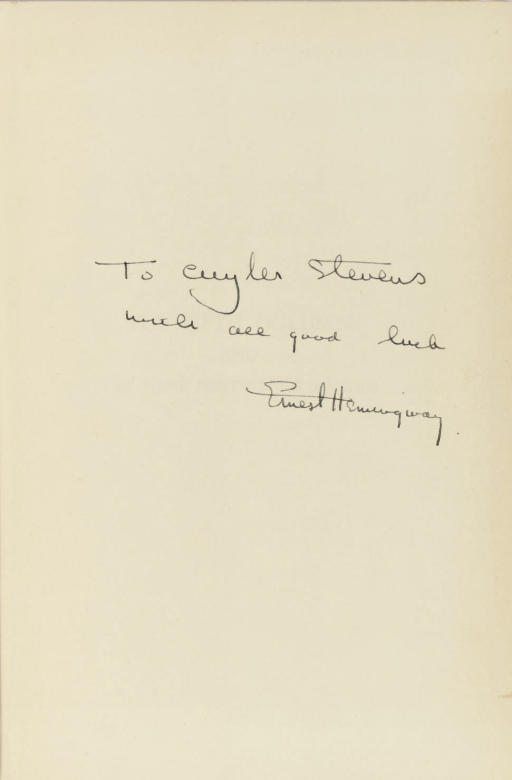 the first 49 stories ernest hemingway