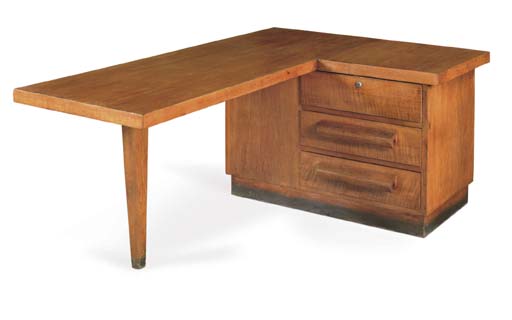 Le Corbusier 1887 1965 An Oak Mechanic S Desk 1952 Christie S