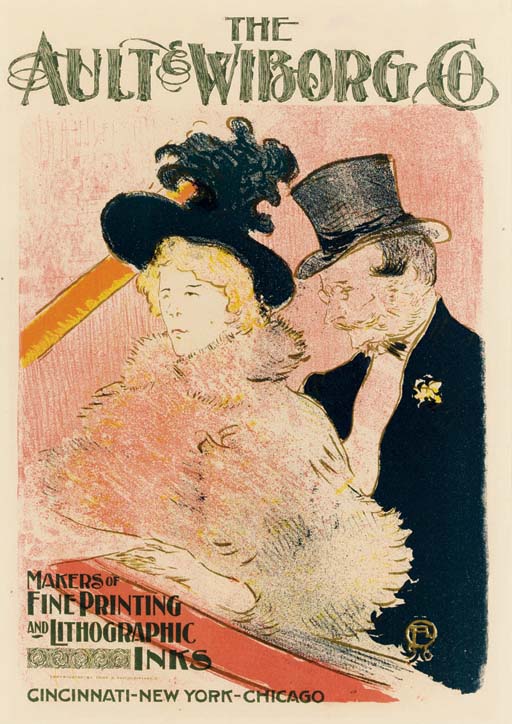 HENRI DE TOULOUSE-LAUTREC , La Troupe de Mademoiselle Eglantine (D