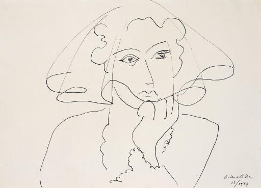 Femme à la voilette 
