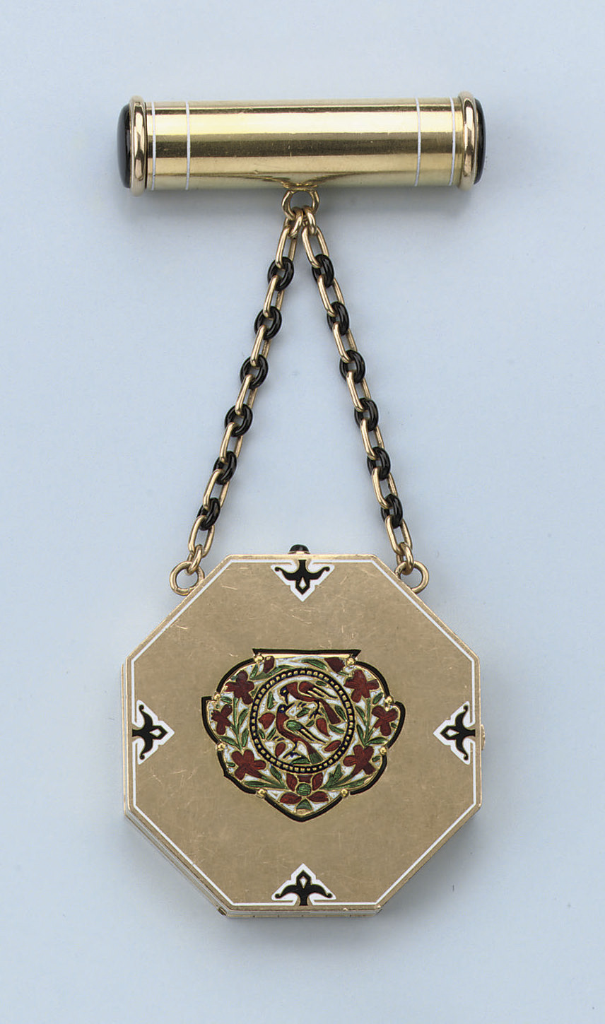 A RARE ART DECO ENAMEL VANITY CASE, BY CARTIER Christie's