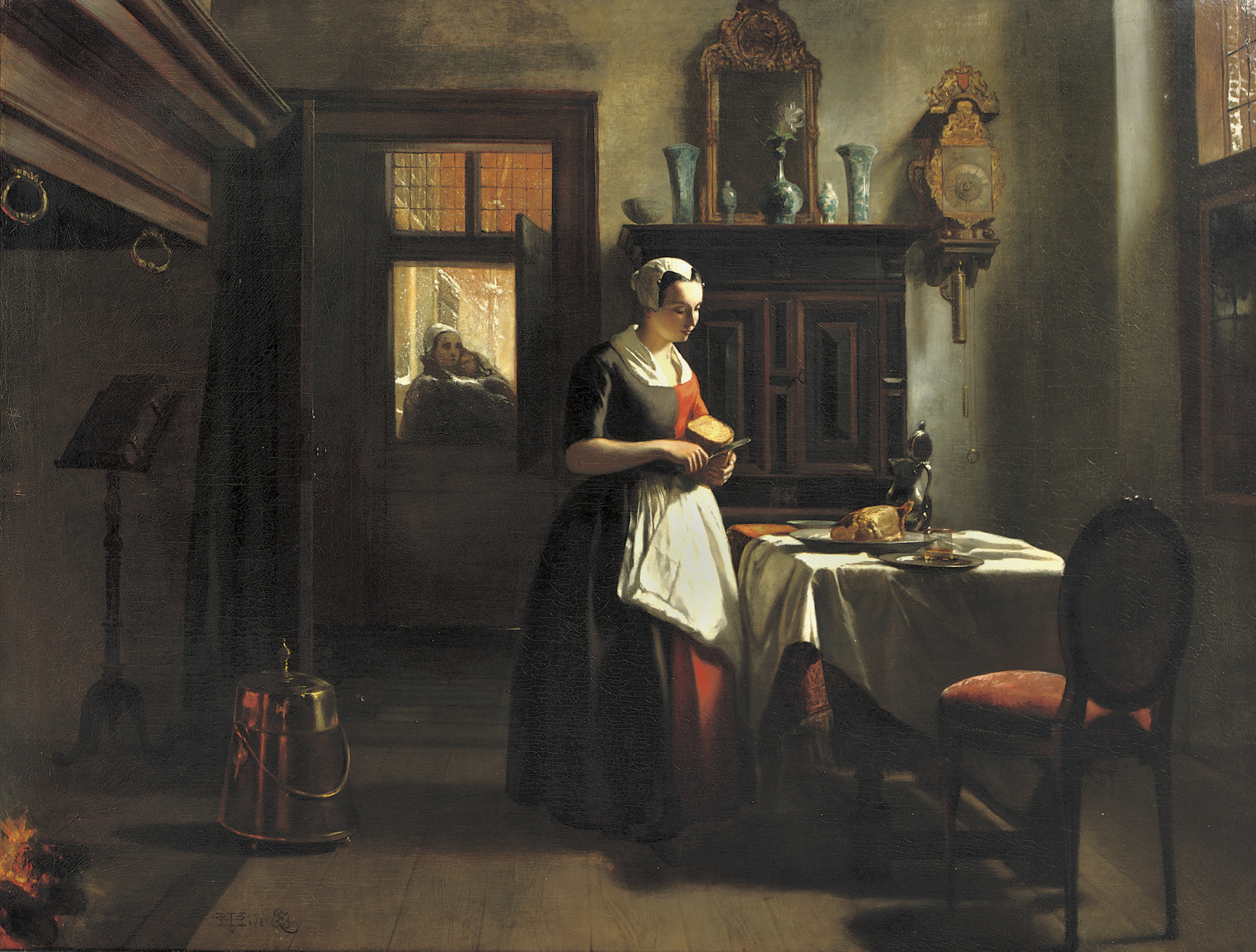 Hubertus Van Hove Dutch 1814 1865 An Amsterdam Orphan