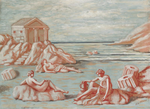 Le figlie di Minosse (Scena antica in rosa e azzurro II) 
