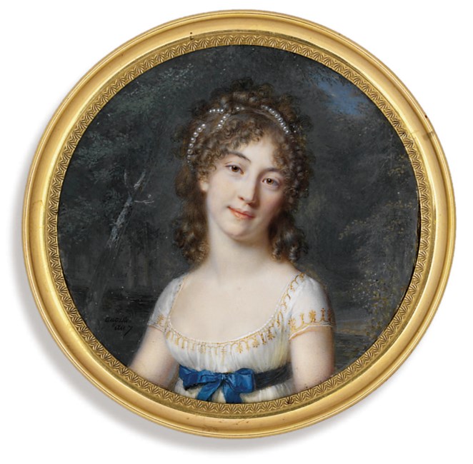 JEANBAPTISTE JACQUES AUGUSTIN (FRENCH, 17591832), A young lady, in