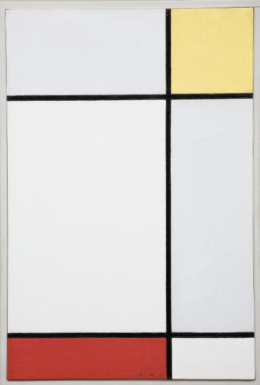 Composition with Yellow and Red 
