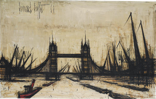 ベルナール・ビュッフェ【LONDRES-Towerbridge】