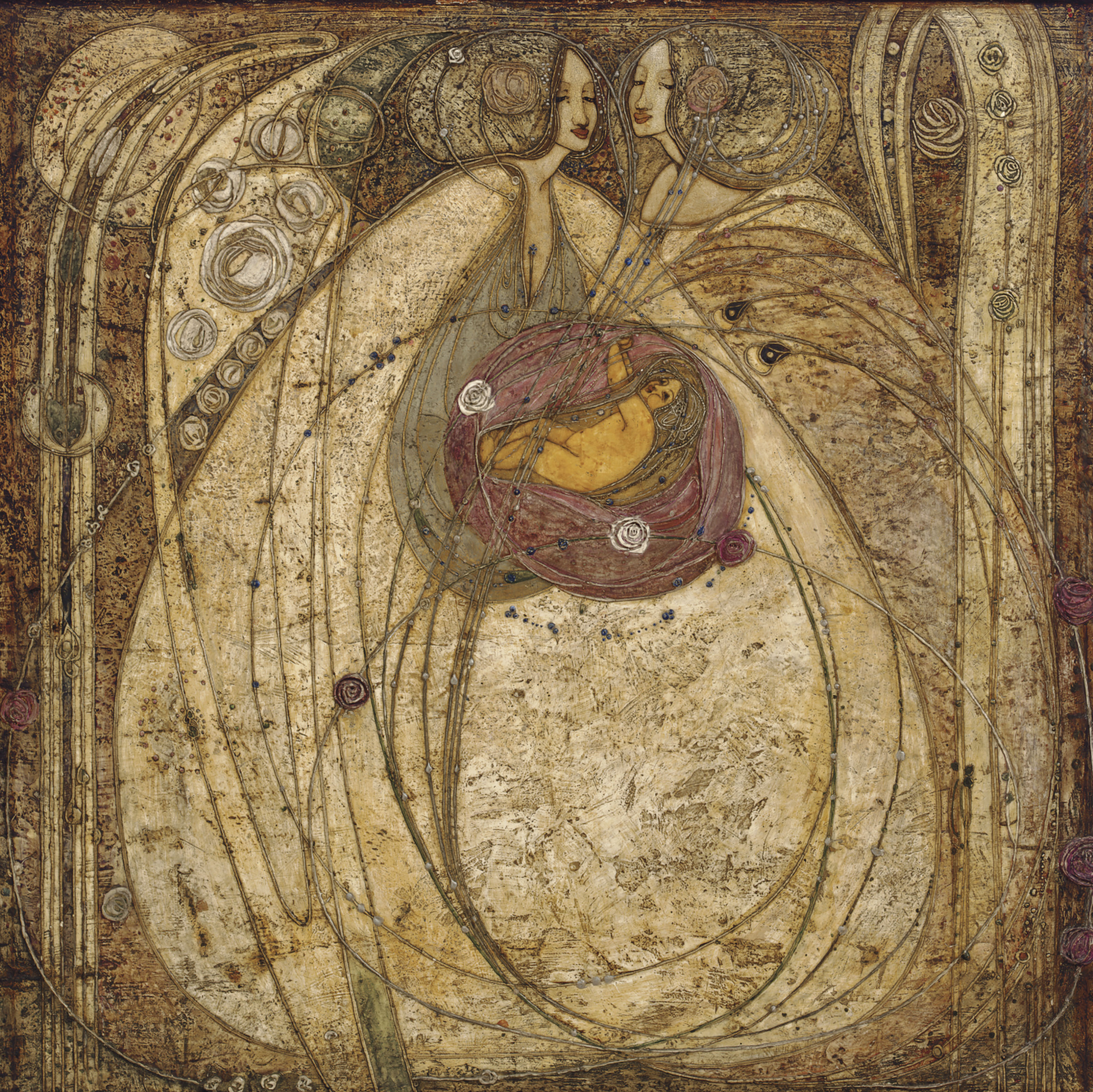 MARGARET MACDONALD MACKINTOSH , THE HEART OF THE ROSE, 1902