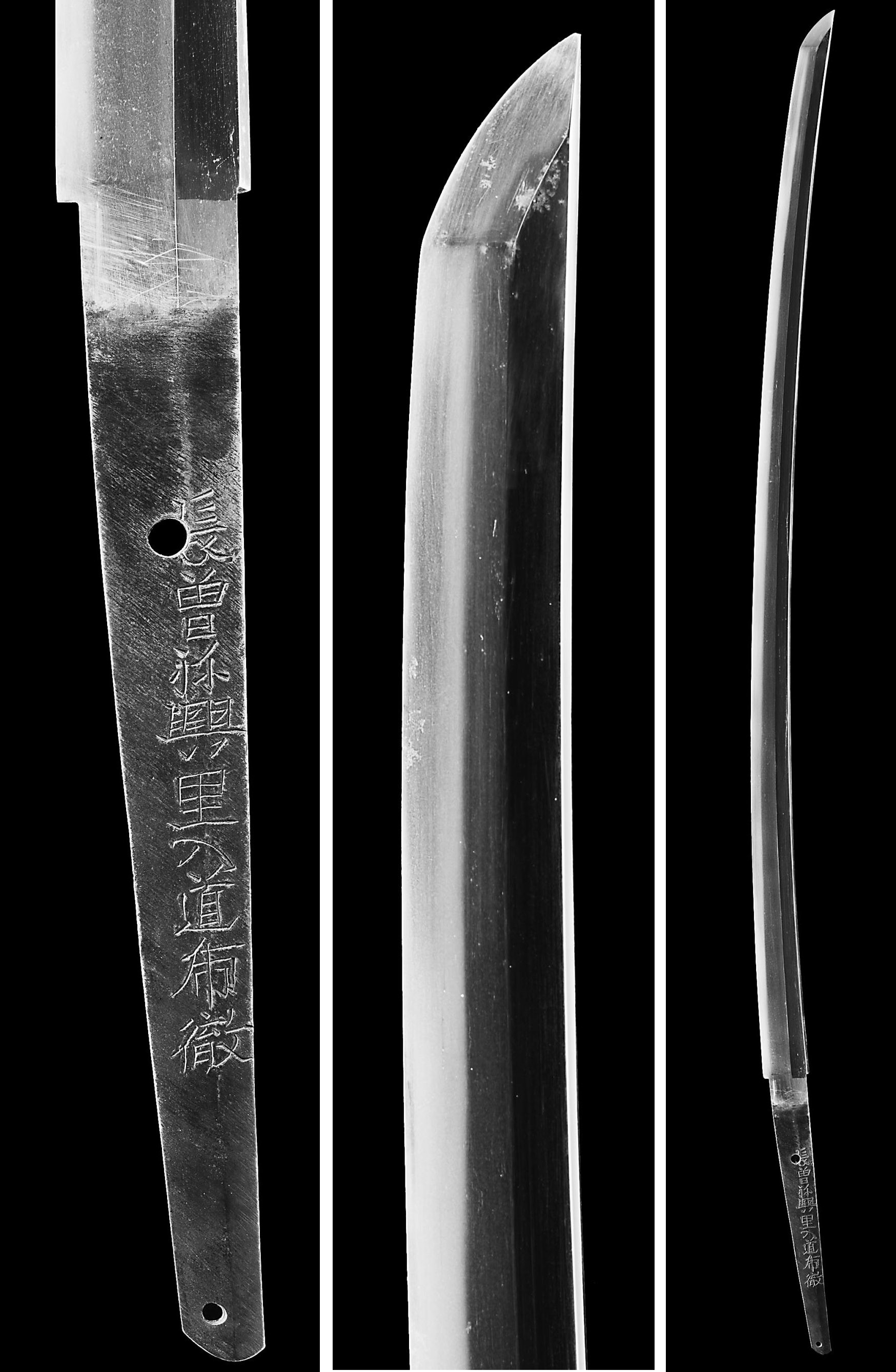 A NAGASONE KATANA , SIGNED NAGASONE OKISATO NYUDO KOTETSU , EDO PERIOD