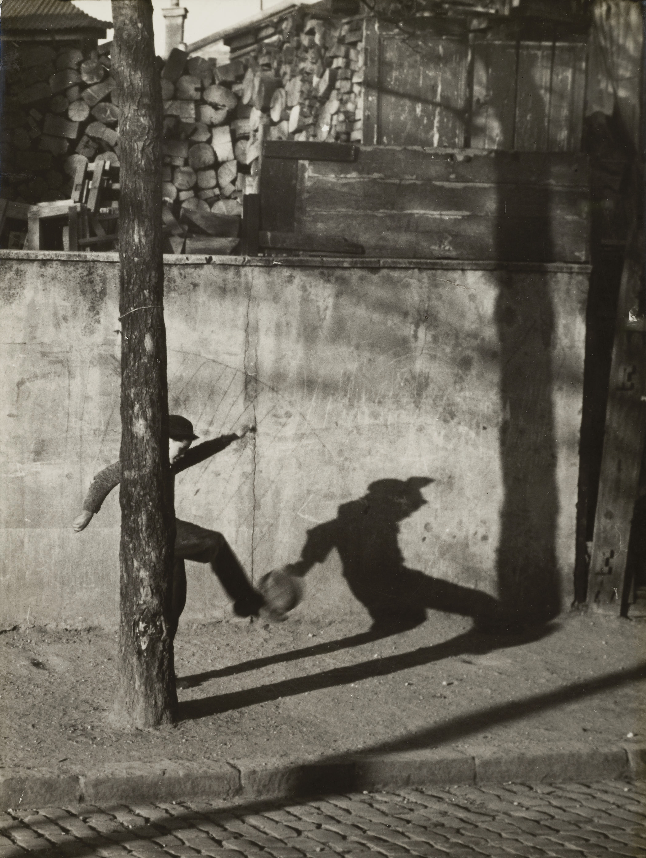ANDRÉ KERTÉSZ (1894-1985) , Shadows of the Eiffel Tower, before