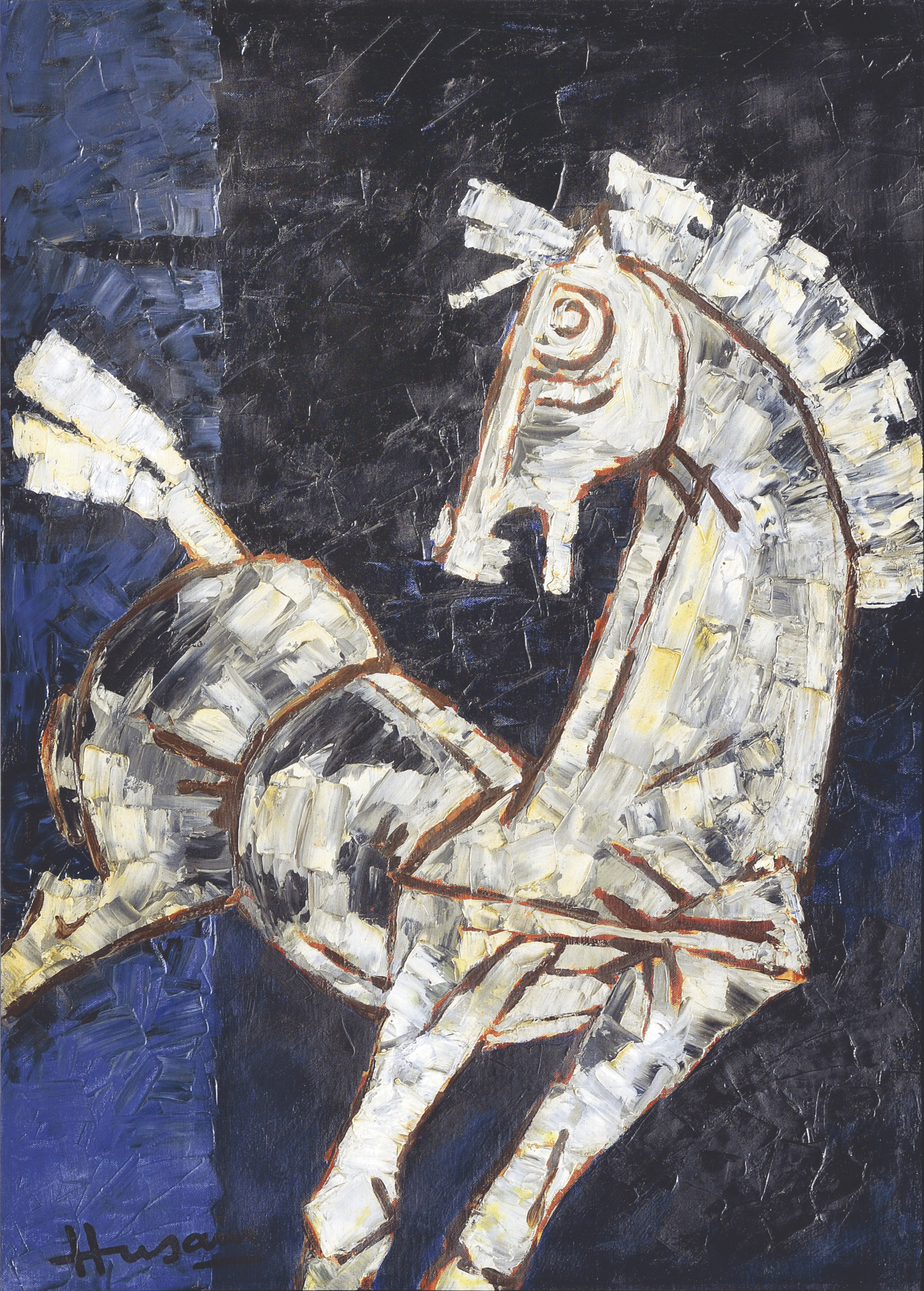 MAQBOOL FIDA HUSAIN (B. 1915) , Untitled (Horse) Christie's