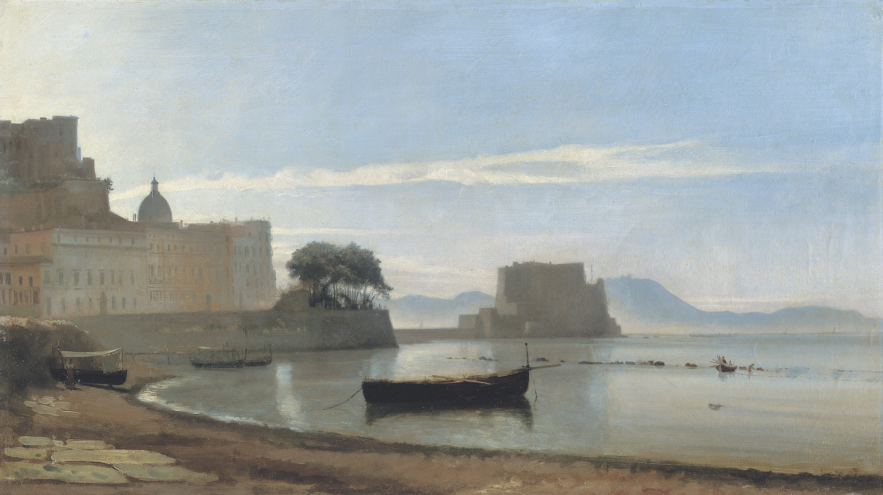 The Bay of Naples with the Castel dell'Ovo 
