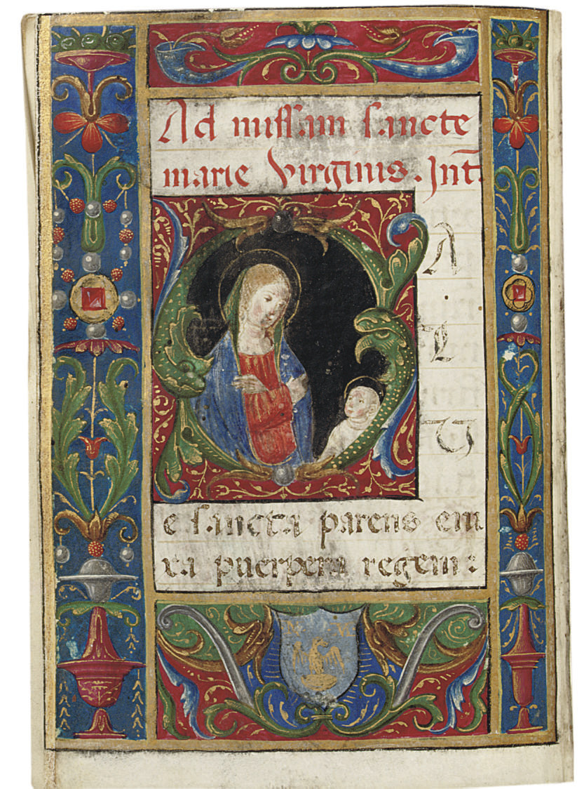 PRAYERBOOK In Latin And Italian ILLUMINATED MANUSCRIPT ON VELLUM Christie s