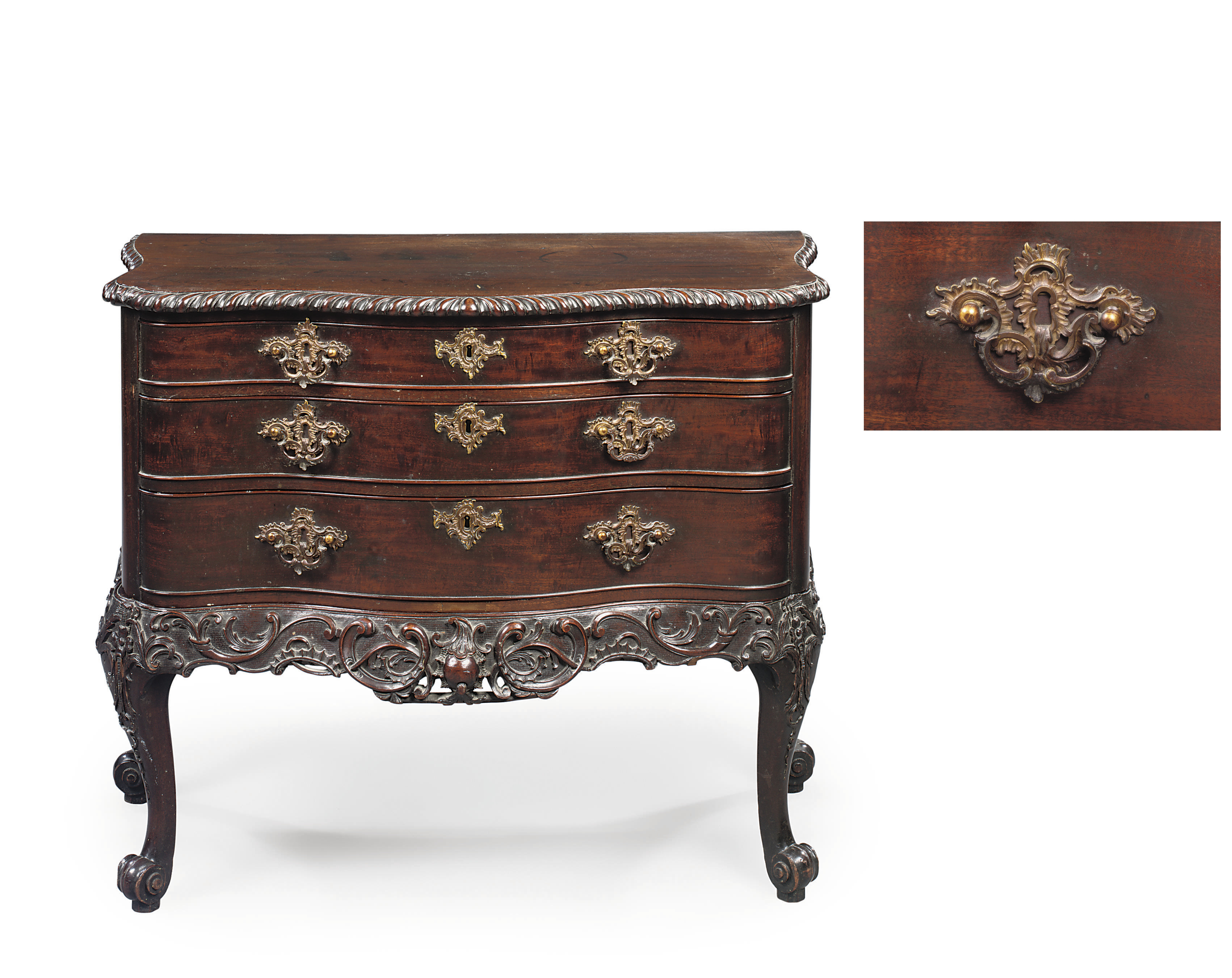 AN IRISH II MAHOGANY CHESTONSTAND , MID18TH CENTURY Christie's