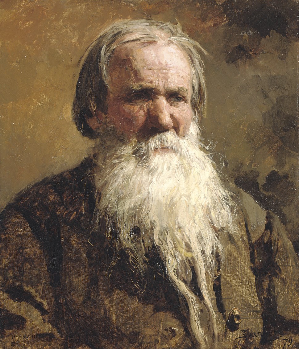 Vasilii Polenov (18441927) , Portrait of Vasilii Petrovich